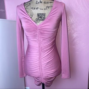 Fashion Nova Ruched Dress